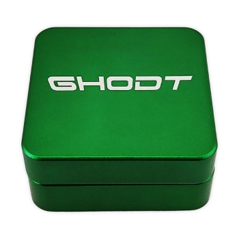 Ghodt 2-Part Square Grinder Ø 50mm Grün Alu CNC 1