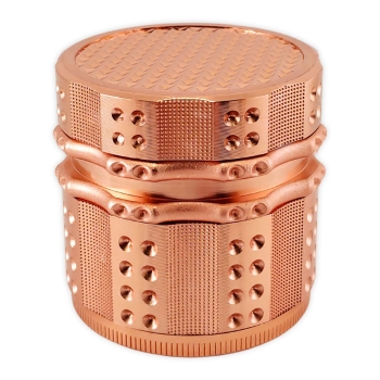 Faro Roségold 4-Part Grinder Ø 52mm Alu CNC 1