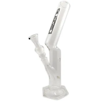 Glasbong Insomnia Black Edition 38cm 18.8 Schliff Zick-Zack Zylinder Bong 1