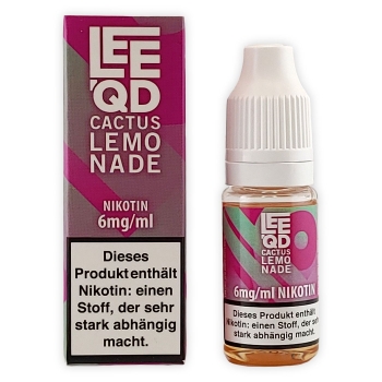 LEEQD Crazy Cactus Lemonade 10ml Liquid E-Zigarette 6mg Nikotin 1