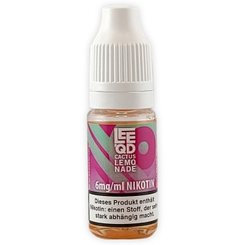 LEEQD Crazy Cactus Lemonade 10ml Liquid E-Zigarette 6mg Nikotin 2