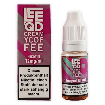 LEEQD Crazy Creamy Coffee 10ml Liquid E-Zigarette 12mg Nikotin 1
