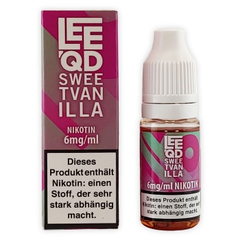 LEEQD Crazy Sweet Vanilla 10ml Liquid E-Zigarette 6mg Nikotin 1