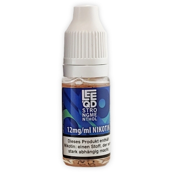 LEEQD Fresh Strong Menthol 10ml Liquid E-Zigarette 12mg Nikotin 2