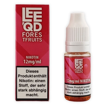 LEEQD Fruits Forest 10ml Liquid E-Zigarette 12mg Nikotin 1