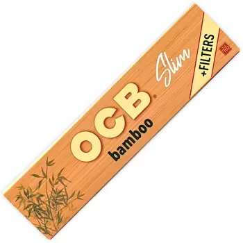 OCB Bamboo Longpaper + Tips King Size Slim 32 Blatt + 32 Filter 1