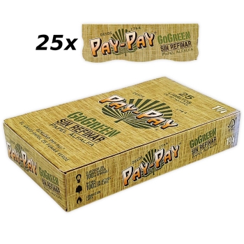 25x Pay-Pay 1 1/4 Longpaper GoGreen Queen Size Slim 50 Blatt 1