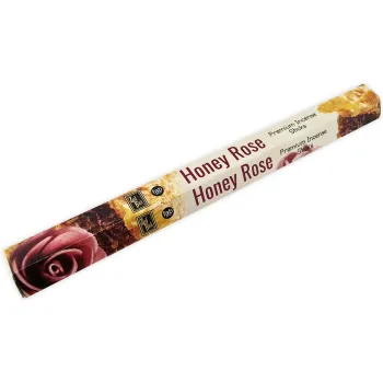 Zed Black Incense Sticks Honey Rose Räucherstäbchen Indien 20 Stück 2