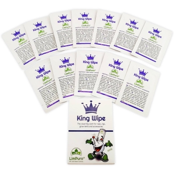 LimPuro King Wipes Reinigungstücher 12 Stück Growzelt Vaporizer Dab Rigs 3