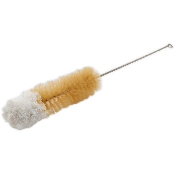 Reinigungsbürste 55cm Nylonborsten / Wollkopf & Edelstahlgriff mit Öse 2