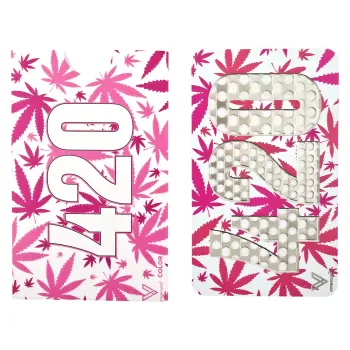 V-Syndicate Grinder Card 420 Pink Scheckkarte 1