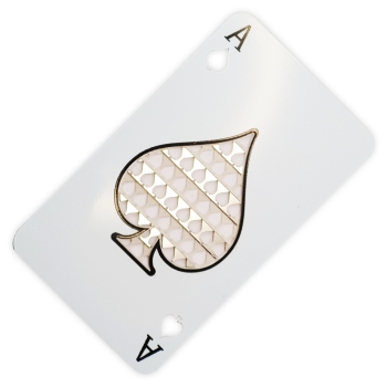 V-Syndicate Grinder Card Ace of Spades Pik-Ass 2