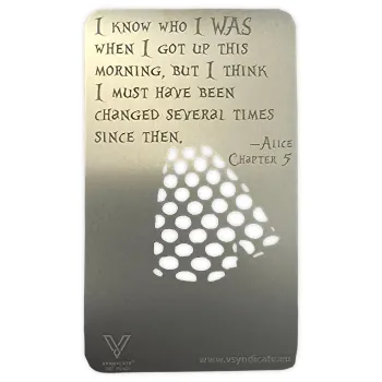 V-Syndicate Grinder Card Alice in Grinderland Scheckkarte 3