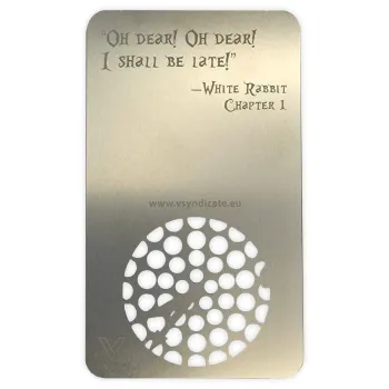 V-Syndicate Grinder Card White Rabbit Scheckkarte 3