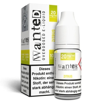 Wanted Zitrus 20mg Overdosed 10ml Nikotinsalzliquid 1