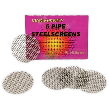 100x 5er Pack Black Leaf Einlegesiebe grob 16,5mm Edelstahl Siebe Kopf 2