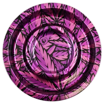 FIRE-FLOW CS Aschenbecher Purple Leaves Ø 13,5cm Metall Ascher 1
