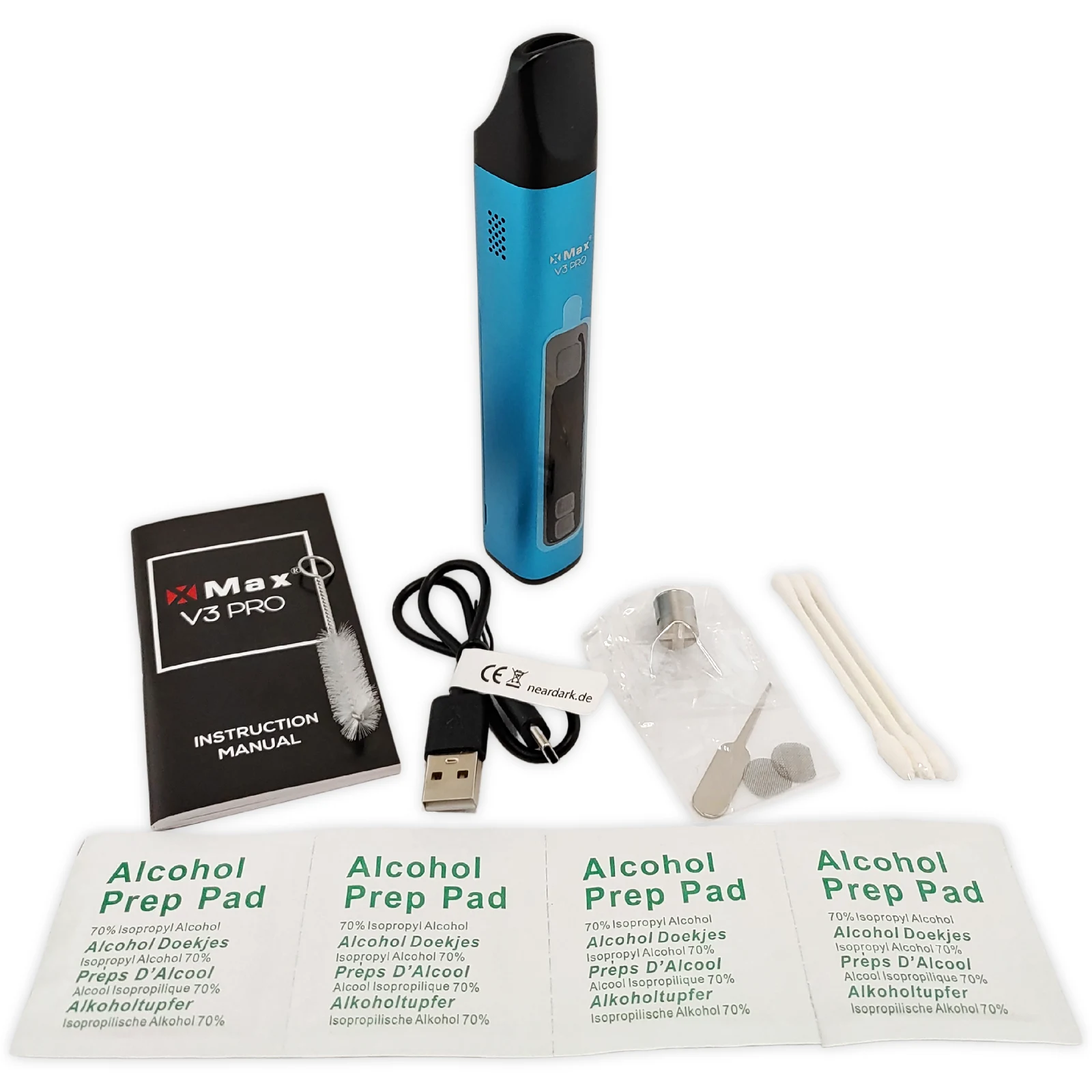 Vaporizer X-MAX V3 Pro Kräuter & Extrakte Metallic **