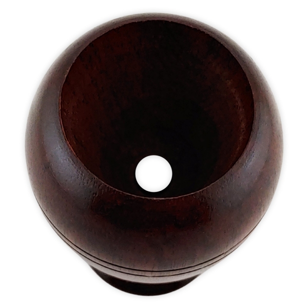 Acrylbong Kopf Tulpe Big Mama Shisham Holz 5cm Farbe Natur 2