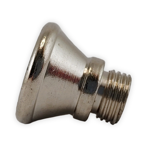 Acrylbong Kopf Metall Farbe Silber 2cm inkl. Schraubgewinde 2