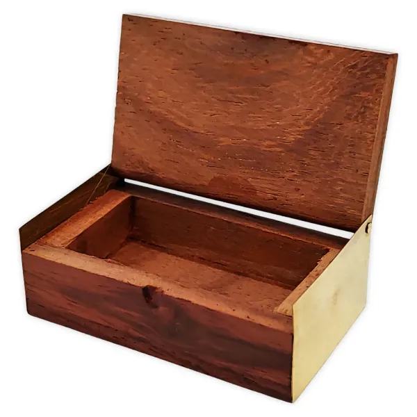 Kleine Motiv Holzbox mit Klappdeckel 6,5cm x 4cm Aufbewahrungsbox 2