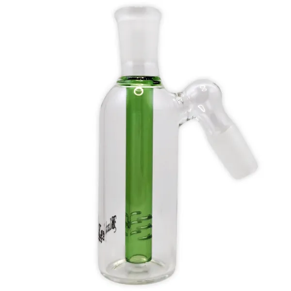 Black Leaf Bong Vorkühler Grün 14.5 Schliff inkl. Diffusor Chillum 1
