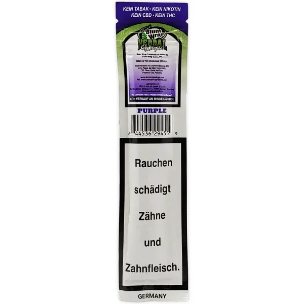 Blunt Wrap Herbal Purple 2er Pack inkl. 2 Tips Traube Aroma 2