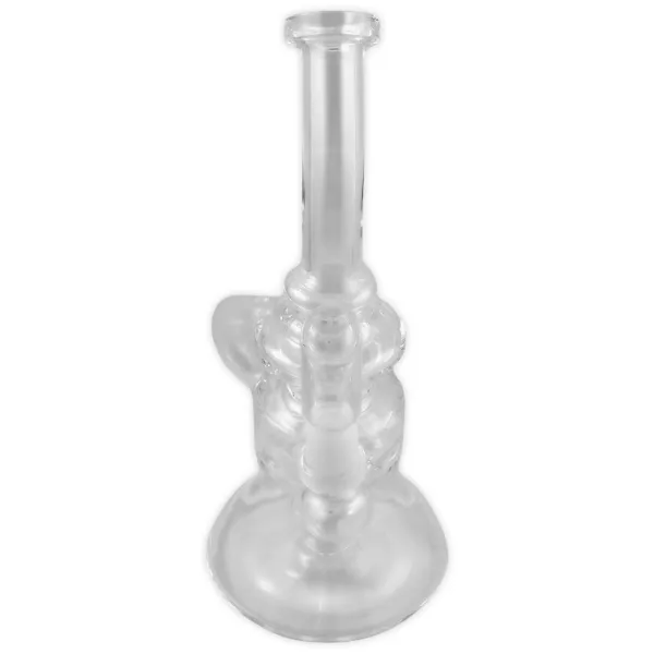 Glasbong Oil Rig mit Trommelpercolator & Doppelkammer 21cm 14.5 Schliff 3