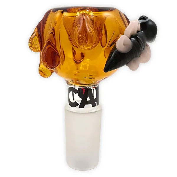 CALVO® Bongkopf Bee Bowl 14.5 Schliff Kelch Glaskopf 1