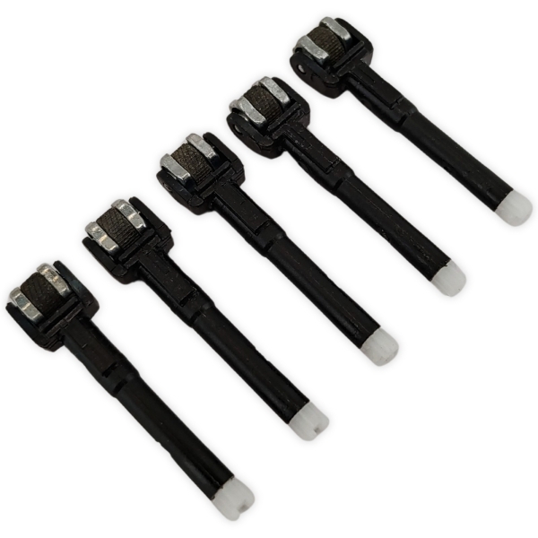 5x Clipper Large Flintsystem Nachrüstset Zündrad + Feuerstein 2