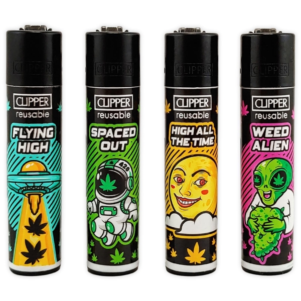 Clipper Large Feuerzeug 4er Collection 420 Galaxy #1