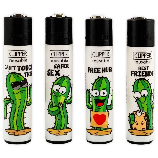 Clipper Large Feuerzeug 4er Collection Kaktus #1