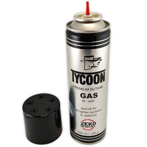Tycoon Premium Feuerzeuggas Butan 250ml 3