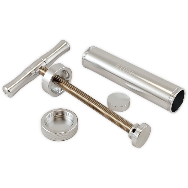 Ghodt XL Pollenpresse 20,7cm Aluminium Skuff-Presse 2