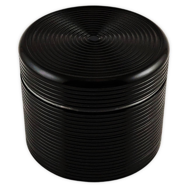 DIPSE Grinder Rippled Black 4-Part Ø 40mm Alu CNC 1