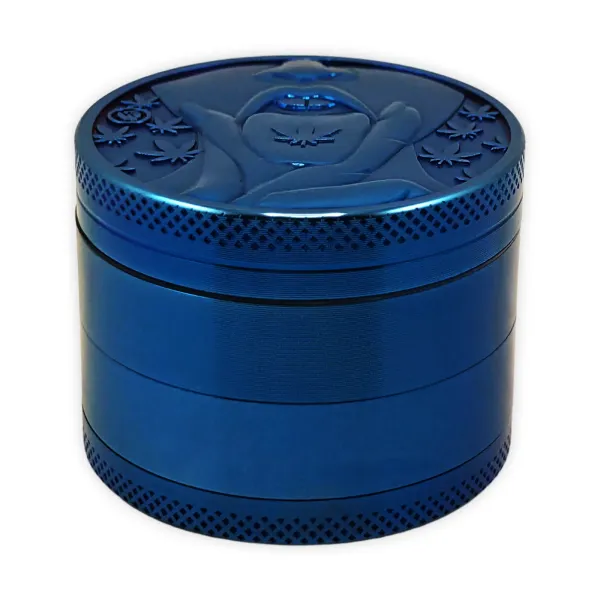 FIRE-FLOW 4-Part Grinder Icy Blue 420 Girl Ø 50mm Blau Zink 1