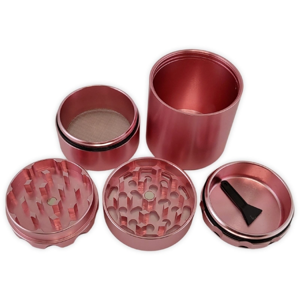 Ghodt XXL Stash 5-Part Grinder Ø 50mm Pink Alu CNC 2