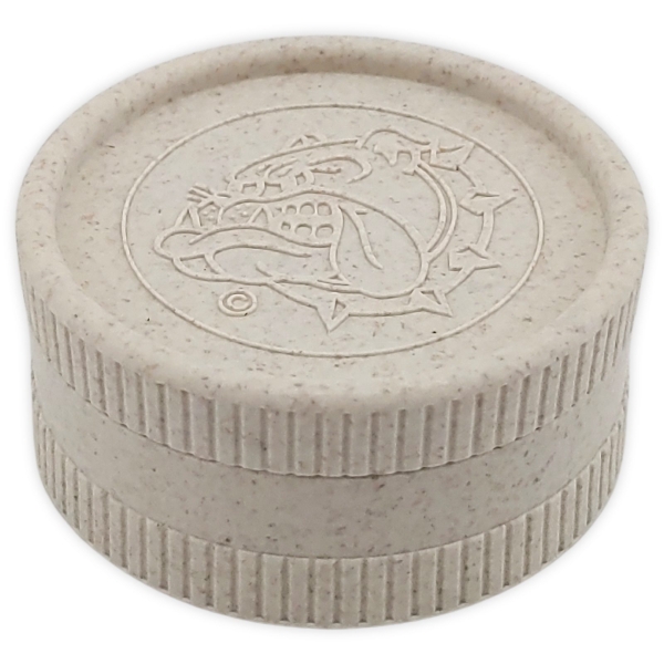 The Bulldog Amsterdam Hemp Grinder 2-Part Ø 55mm Farbe Weiß 1