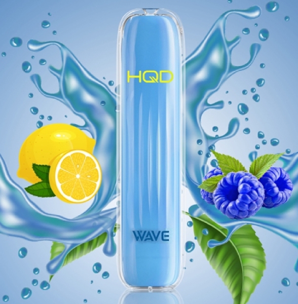 HQD Wave E-Shisha Vape Blue Razz Lemonade 600 Züge Nikotin 2