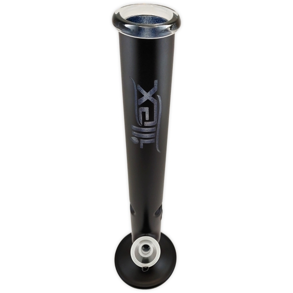 Glasbong Illex Black Style 46cm 18.8 Schliff Zylinder Eisbong 3