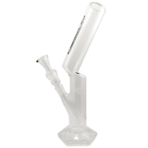 Glasbong Insomnia Black Edition 38cm 18.8 Schliff Zick-Zack Zylinder Bong 2