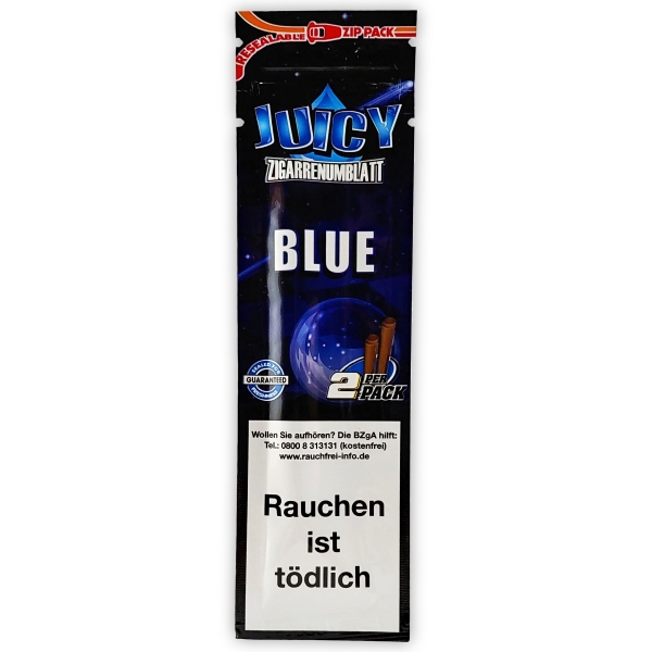 Juicy Blunts Blue 2er Pack Blaubeere Aroma 1