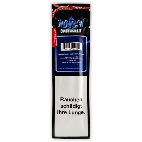 Juicy Blunts Blue 2er Pack Blaubeere Aroma 2