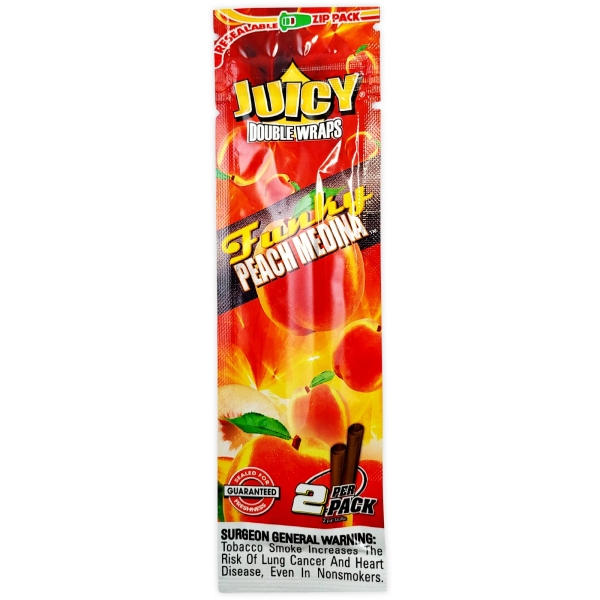Juicy Blunts Funky Peach Medina 2er Pack Pfirsich Aroma 1