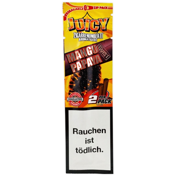 Juicy Blunts Mango Papaya 2er Pack Mango Papaya Aroma 1