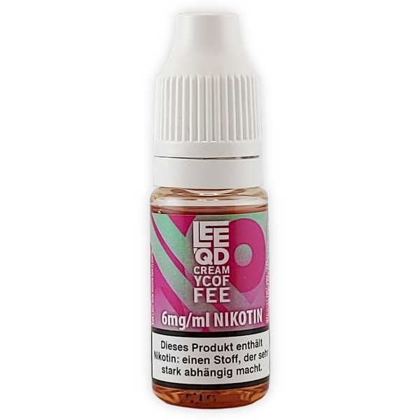 LEEQD Crazy Creamy Coffee 10ml Liquid E-Zigarette 6mg Nikotin 2