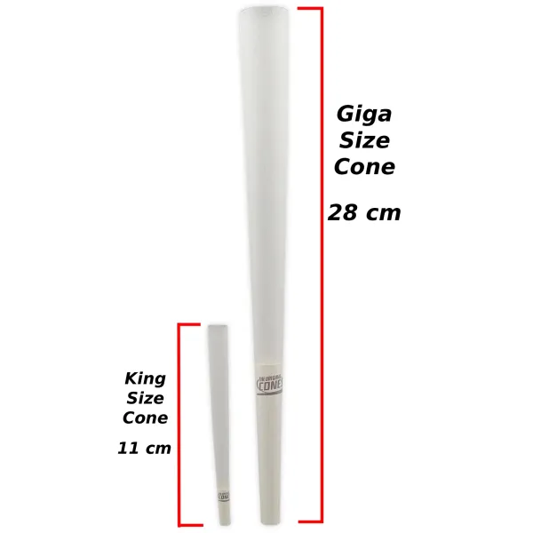 The Original Giga Cone 28cm XXL Pre-Rolled Joint Hülse 2