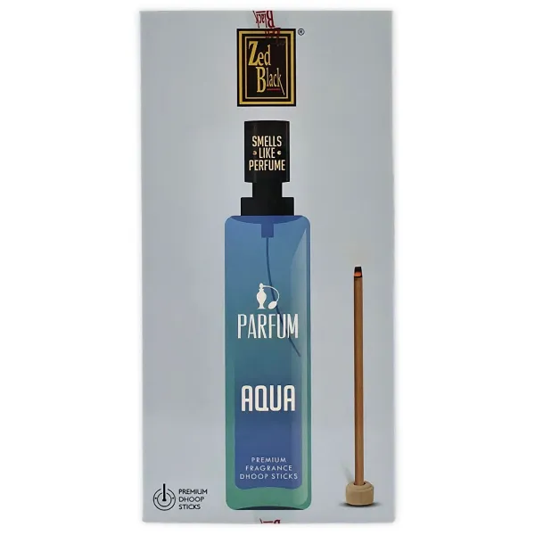 Zed Black 20 Incense Parfüm Dhoop Sticks Aqua Räucherstäbchen Indien 1
