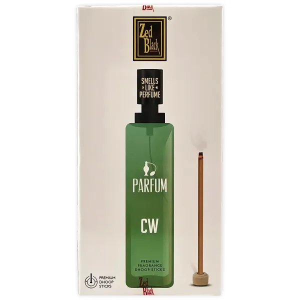 Zed Black 20 Incense Parfüm Dhoop Sticks CW Räucherstäbchen Indien 1