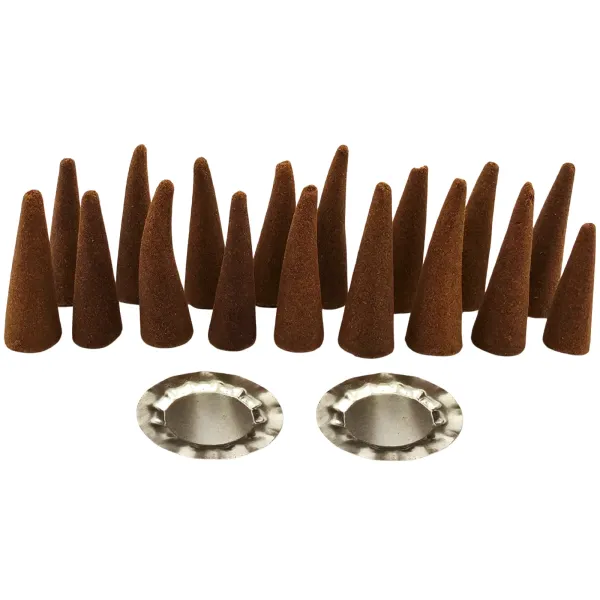 Zed Black Premium Räucherkegel Sandal Incense Dhoop Cone Indien 3